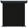 vidaXL Parvekkeen sivumarkiisi 175x250 cm musta