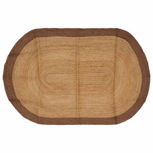 vidaXL Alue Matto Harmaa 100 x 152 cm Juutti