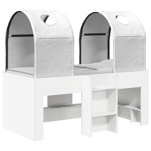 vidaXL S&auml;nky tunnelilla 3 kpl valkoinen Tekninen puu