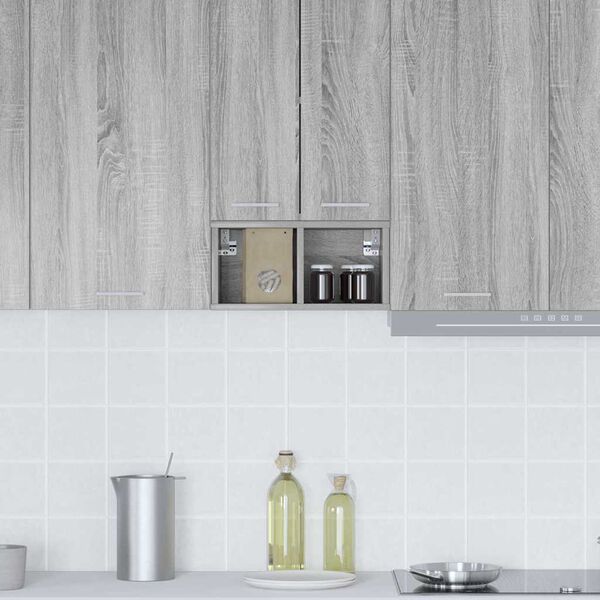 vidaXL Henkarikaappi Harmaa Sonoma 20 x 29,5 x 40 cm Tekninen puu