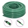 vidaXL Puutarhaletku liitinsarjalla vihre&auml; 0,75" 50 m PVC