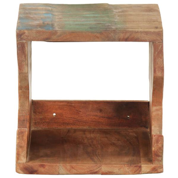 vidaXL Sein&auml;&auml;n kiinnitett&auml;v&auml; polkupy&ouml;r&auml;teline 35x25x25 cm kierr&auml;tyspuu