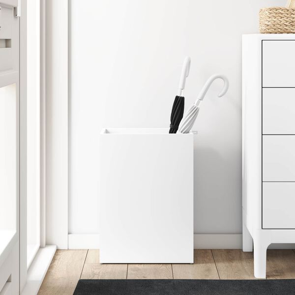 vidaXL Aurinkovarjojalusta Valkoinen 40 x 20 x 55,5 cm Tekninen puu