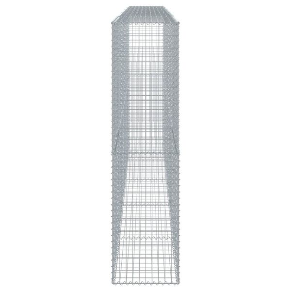 vidaXL Kivikori katolla 500x50x200 cm galvanoitu rauta