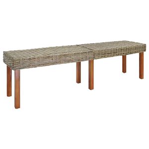 vidaXL Penkki Luonnollinen 160 x 35 x 45 cm Kiinte&auml; mango puu