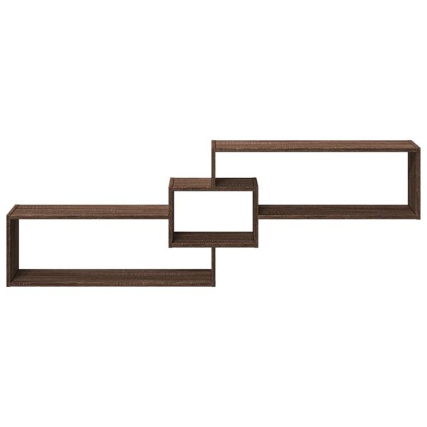 vidaXL Sein&auml;kaappi 158x18x53 cm ruskea tammi tekninen puu