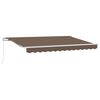 vidaXL Vetoutuva markiisi Taupe 3,5 x 2 m kangas