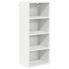 vidaXL Henkarikaappi Valkoinen 40 x 29,5 x 100 cm Tekninen puu
