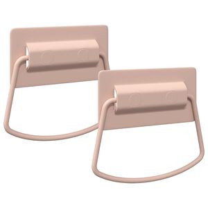vidaXL Kaappikahvat 2 pcs Pinkki 85 x 45 mm Metalli