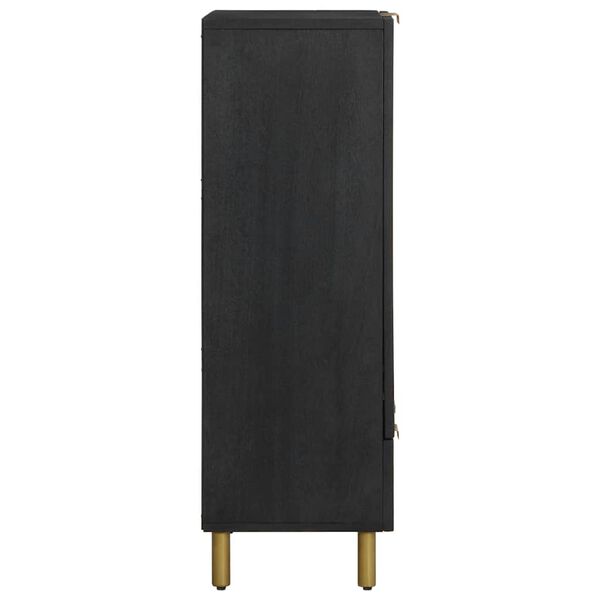 vidaXL Kaappi musta 60x33x100 cm tekninen puu