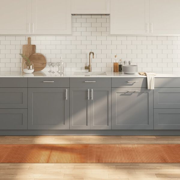 vidaXL Matto suorakaide luonnollinen 60x500 cm bambu