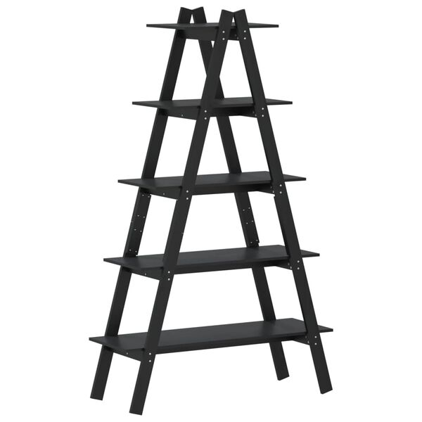 vidaXL Hylly 5 kerrosta A-muoto 110x40x180,5 cm täysi tammi