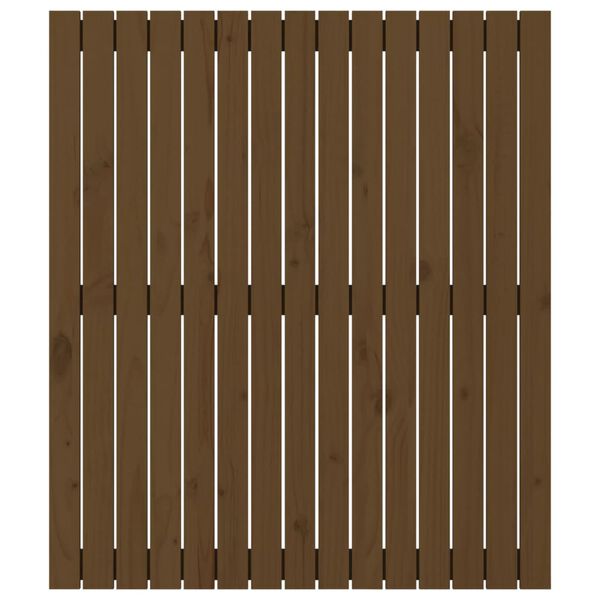 vidaXL S&auml;ngynp&auml;&auml;ty sein&auml;lle hunajanruskea 95,5x3x110 cm t&auml;ysi m&auml;nty