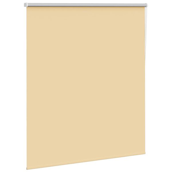 vidaXL Rullaverho Blackout Beige 140x130 cm Kankaan leveys 136,6 cm