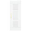 vidaXL Kaappi valkoinen 34,5x34x180 cm tekninen puu