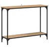 vidaXL Konsolip&ouml;yt&auml; artesaani tammi 101 x 30.5 x 75 cm Tekninen puu