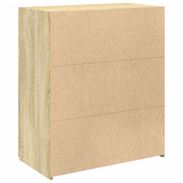 vidaXL Senkki Sonoma tammi 80x42,5x93 cm tekninen puu