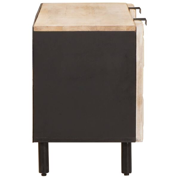 vidaXL TV-kaappi ovella Valkoinen pesu viimeistely 105 x 33,5 x 46 cm