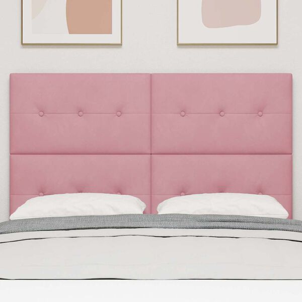 vidaXL P&auml;&auml;tylevy LED -nauhavalot p&auml;&auml;tyll&auml; Pinkki 72 cm Sametti