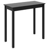 vidaXL Baarip&ouml;yt&auml; MDF 115x55x107 cm musta