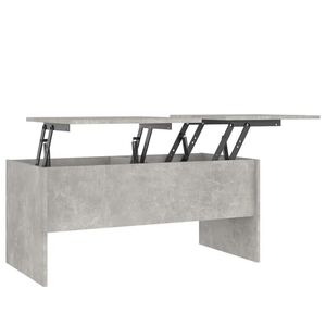 vidaXL Sohvap&ouml;yt&auml; betoninharmaa 102x50,5x46,5 cm tekninen puu