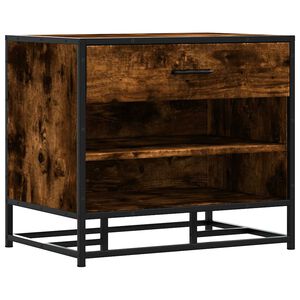 vidaXL kenk&auml;penkki savustettu tammi tekninen puu ja metalli