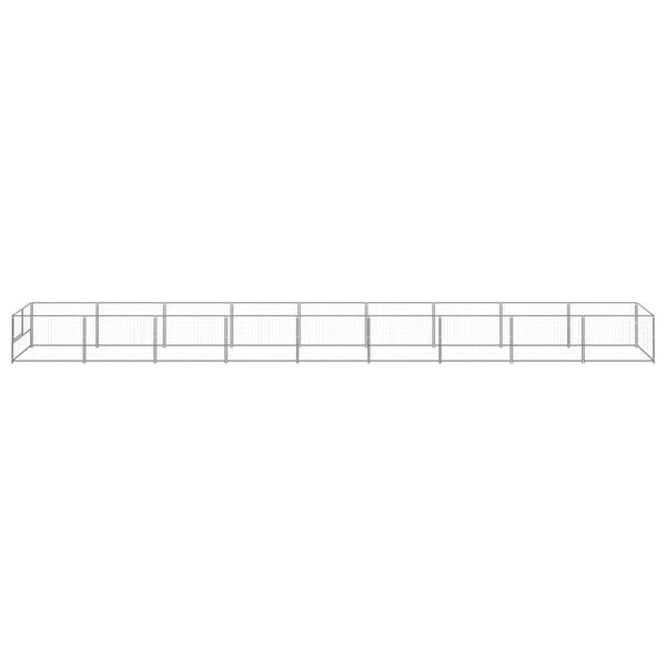 vidaXL Koiranh&auml;kki hopea 9 m&sup2; ter&auml;s