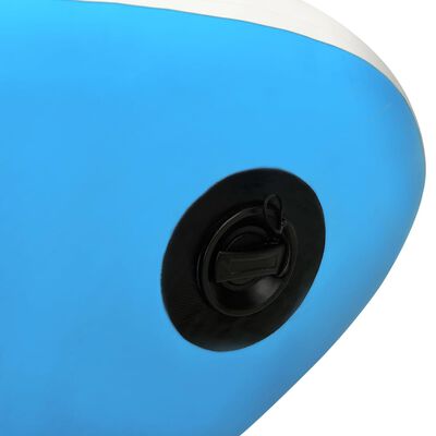 vidaXL Täytettävä SUP-lautasarja 366x76x15 cm sininen