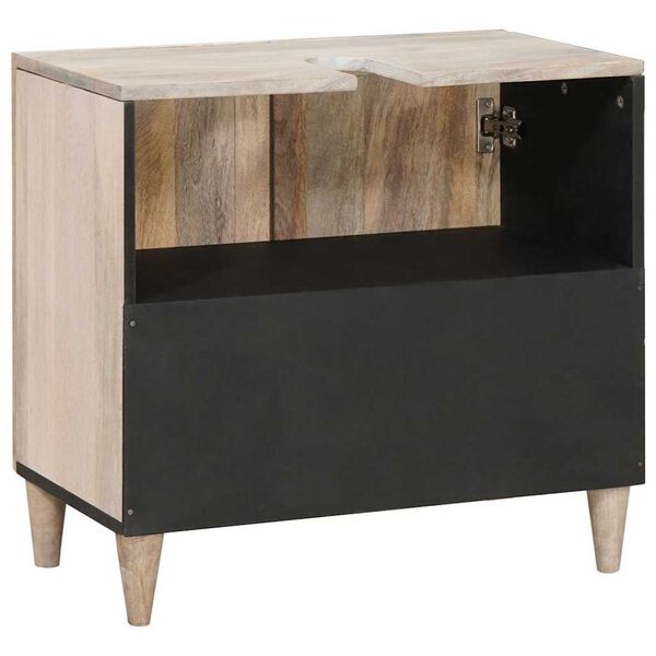 vidaXL Kylpyhuonekaappi Sein&auml;kiinnitett&auml;v&auml; Valkoinen 62 x 33 x 58 cm