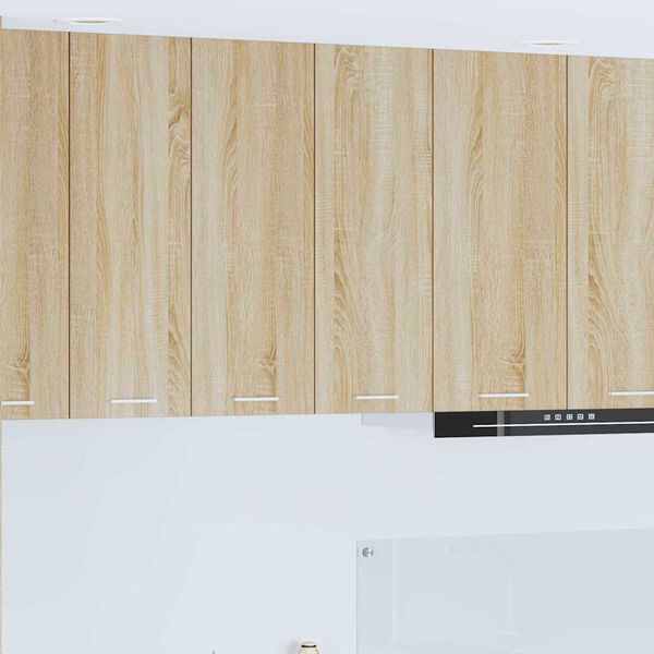 vidaXL Henkarikaappi ovella Sonoman tammi 60 x 31 x 80 cm Tekninen puu