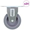 vidaXL 24 kpl kiinte&auml;t py&ouml;r&auml;t 75 mm