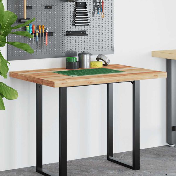 vidaXL P&ouml;yt&auml;levy 100x80x4 cm &ouml;ljytty t&auml;ysi akasiapuu