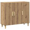 vidaXL Senkki artesaani tammi 90x34x80 cm tekninen puu