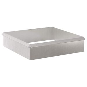 vidaXL Etana-aidat 8 kpl 100 x 3,5 x 25 cm Ruostumaton ter&auml;s Hopea