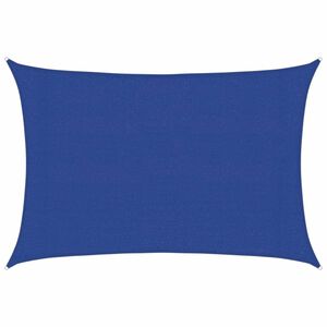 vidaXL Aurinkopurje 160 g/m&sup2; suorakaide sininen 3x4 m HDPE