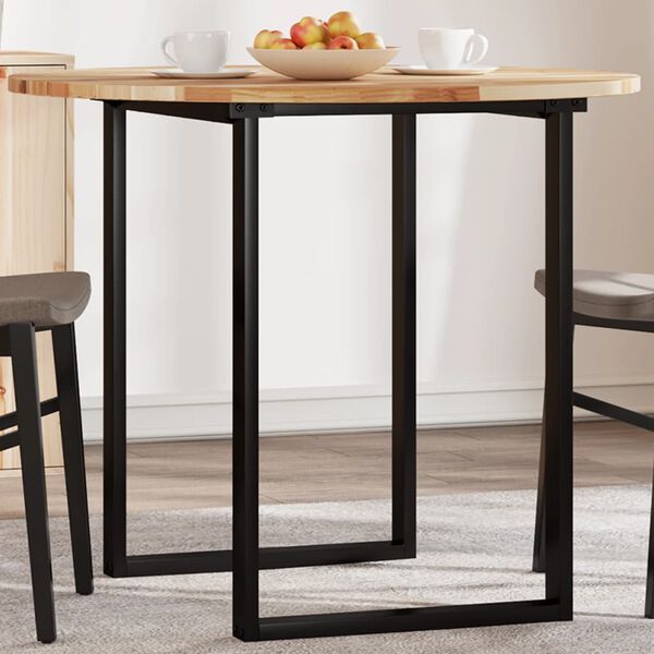 vidaXL Pöytälevy pyöreä Ø90x2 cm täysi akasiapuu