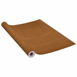 vidaXL Itseliimautuva huonekalukalvo tammi 500x90 cm PVC