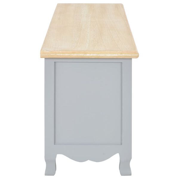 vidaXL TV-taso harmaa 120x30x40 cm puu