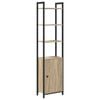 vidaXL Kirjahylly Sonoman tammi 40 x 24 x 161 cm Tekninen puu