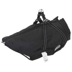 vidaXL Koiran Takki Musta L52 Fleece ja polyesteri