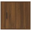 vidaXL Seinäkiinnitettävät yöpöydät 2 kpl ruskea tammi 50x30x47 cm
