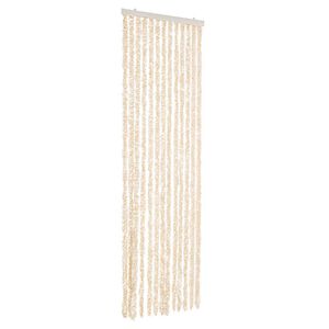 vidaXL Hy&ouml;nteisverho beige ja valkoinen 56x200 cm chenille