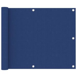 vidaXL Parvekkeen suoja sininen 75x600 cm Oxford kangas