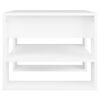 vidaXL Sohvapöytä valkoinen 55,5x55x45 cm tekninen puu