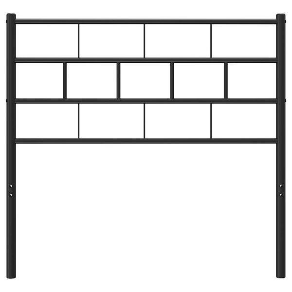 vidaXL Metallinen vaihtop&auml;&auml;ty musta 75 cm