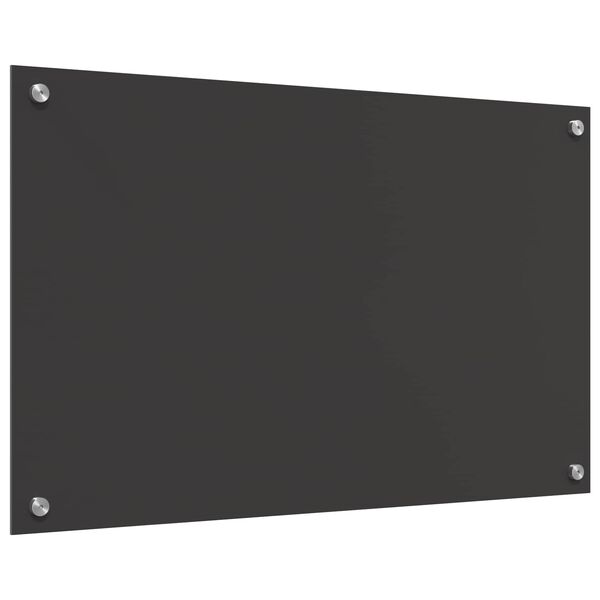 vidaXL Keittiön suojapaneeli Tummanharmaa 80 x 50 x 0,6 cm