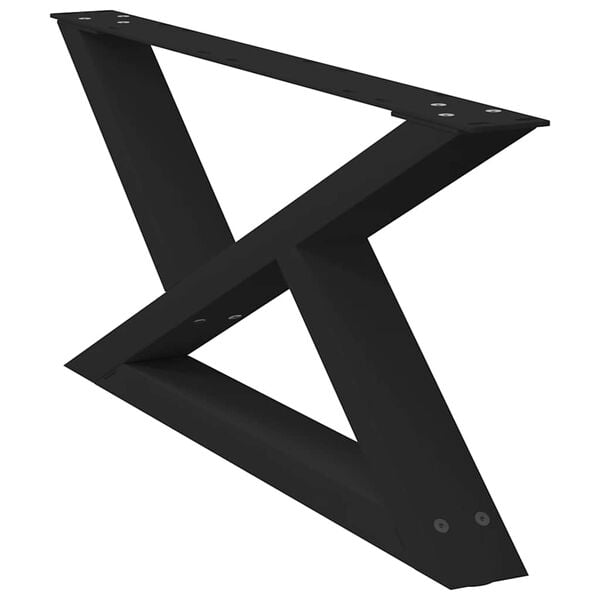 vidaXL Sohvap&ouml;yd&auml;n jalat 2 kpl musta 70x(30-31,3) cm ter&auml;s