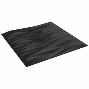 vidaXL Sein&auml;paneelit 12 kpl 50 x 50 cm Musta Kivi XPS Vaahdon