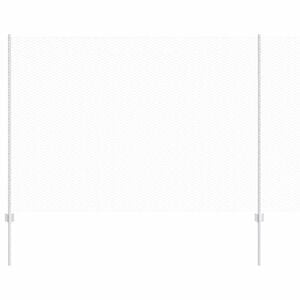 vidaXL Kuusikulmainen aita pylv&auml;&auml;ll&auml; 25 x 1,6 m Galvanoitu ter&auml;s Hopea
