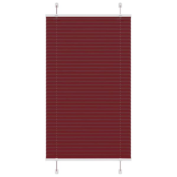 vidaXL laskostettu Blind Bordeaux Red 70x150 cm Kankaan leveys